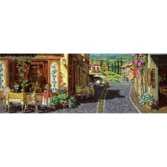 21006 Panoramik Ristotant 1000 Parça Puzzle -KS Puzzle