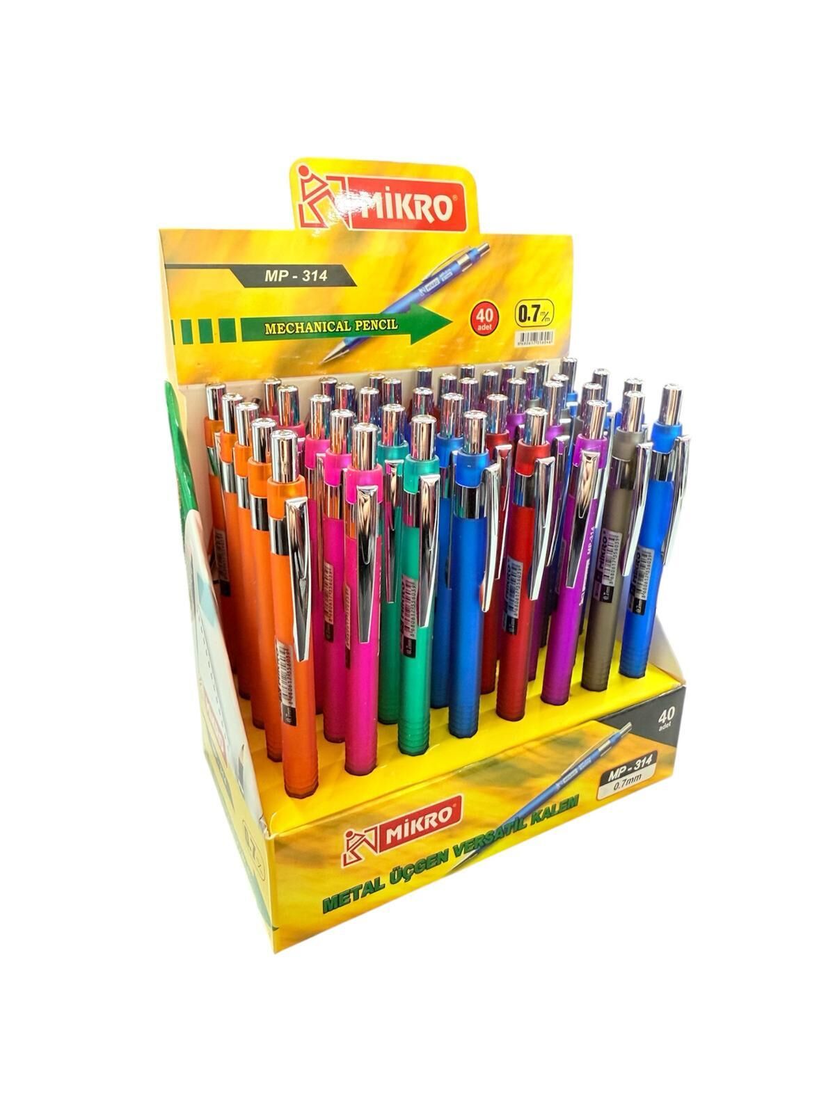 MIKRO MP-314 VERSATIL KALEM 0.7 MM.(40 LI)