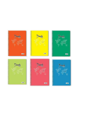 Umut A5 72 Yaprak Kareli Spiralli Plastik Kapak Okul Defteri 12 Adet