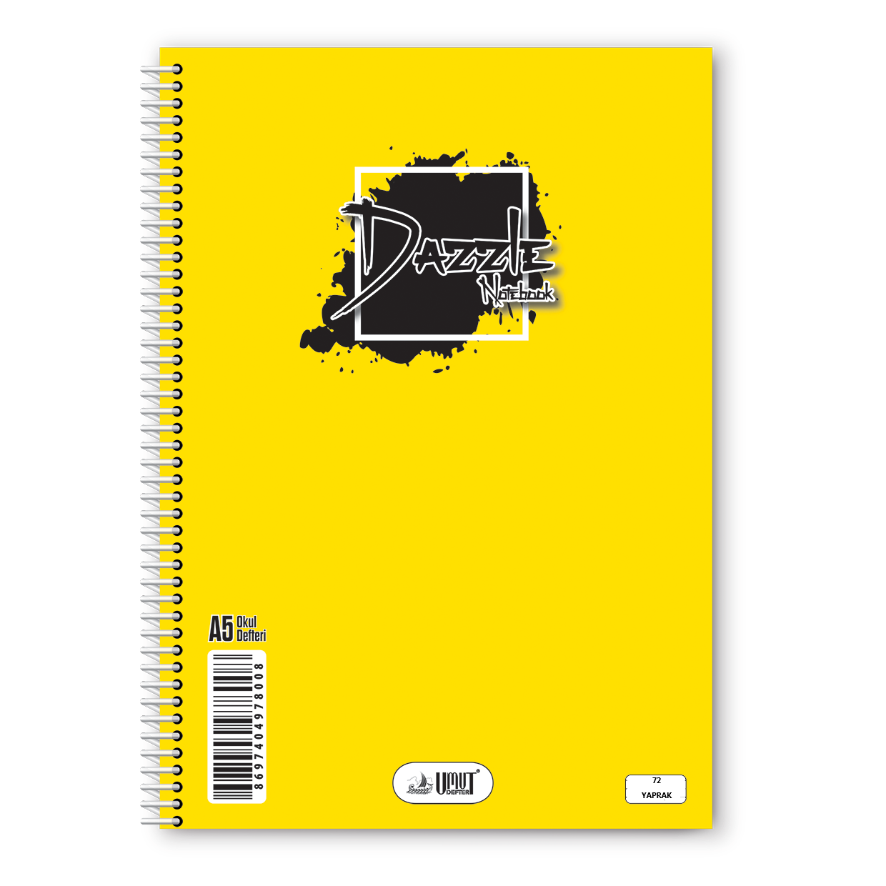 72/4 A-5 SP PP KAPAK LISE DEFTERI *12*