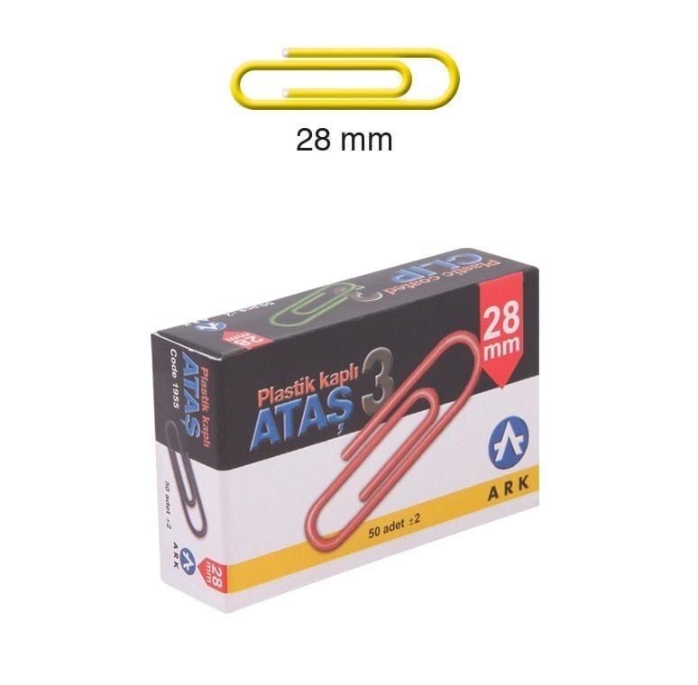 1955-Ataş No:3 Pvc 28 mm Karton Kutu 24lü