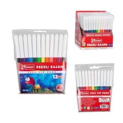 MIKRO ZW-607 12 RENK KECELI KALEM 12 LI