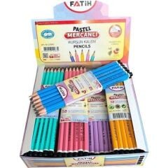 Fatih Pastel Mercanlı Kurşun Kalem 144 Adet