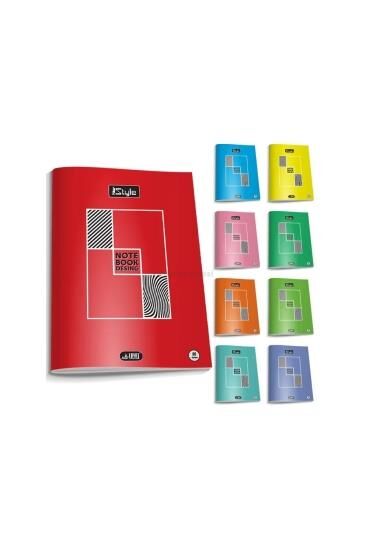 Umut A5 40 Yaprak Çizgili Plastik Kapak Okul Defteri 12 Adet