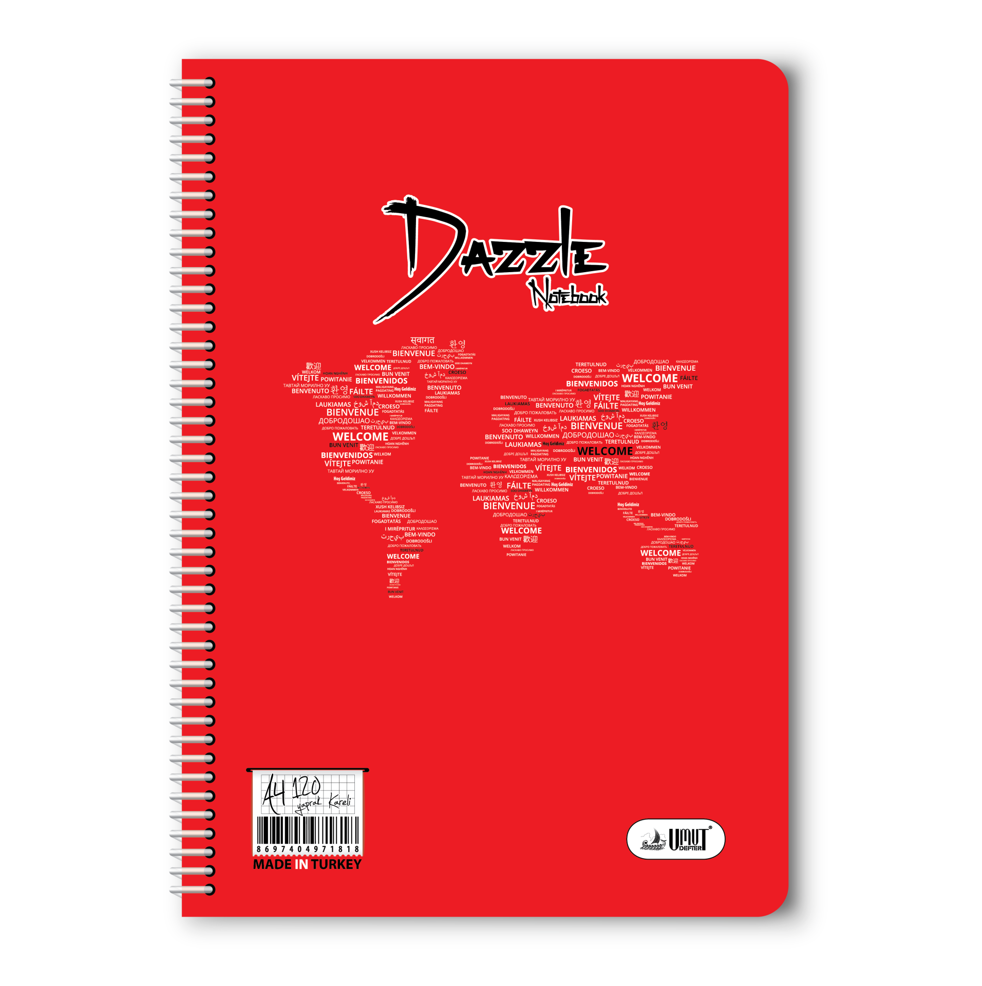 96/1 A-4 DAZZLE SP PP KAPAK DEFTER *4*