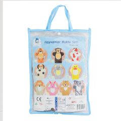 AND-5002 HAYVANLAR KUKLA SETİ 10 LU