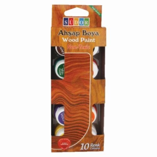 Südor SD124 10 Renk Ahşap Boyası 15ml