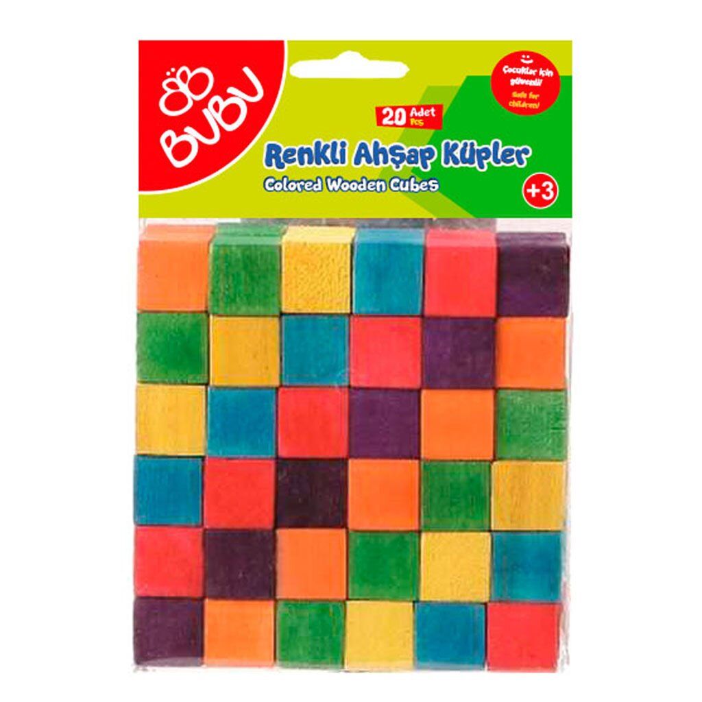 BUBU-HS0032 BUBU AHSAP KUPLER RENKLI 20 PARÇA