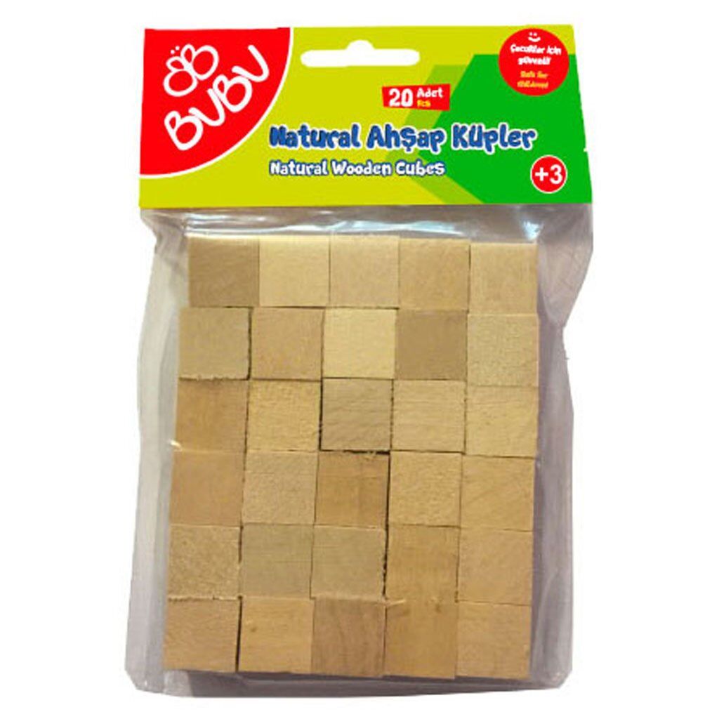 BUBU-HS0033 BUBU AHSAP KUPLER NATURAL 20 PARÇA