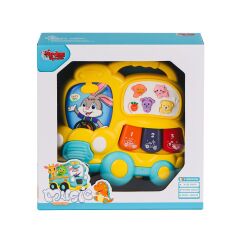 JLG-855-63A Işıklı ve Müzikli Otobüs Bebek Piano -Vardem Oyuncak