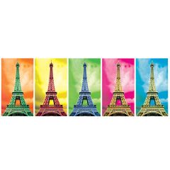 11223 Pop Art Paris 1000 Parça Panorama Puzzle -KS Puzzle