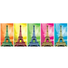 11223 Pop Art Paris 1000 Parça Panorama Puzzle -KS Puzzle