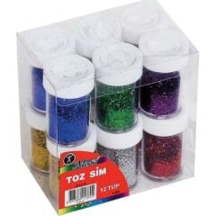 MAS-G12-8-TOZ SIM 8 gr.KARISIK RENK 12 LI