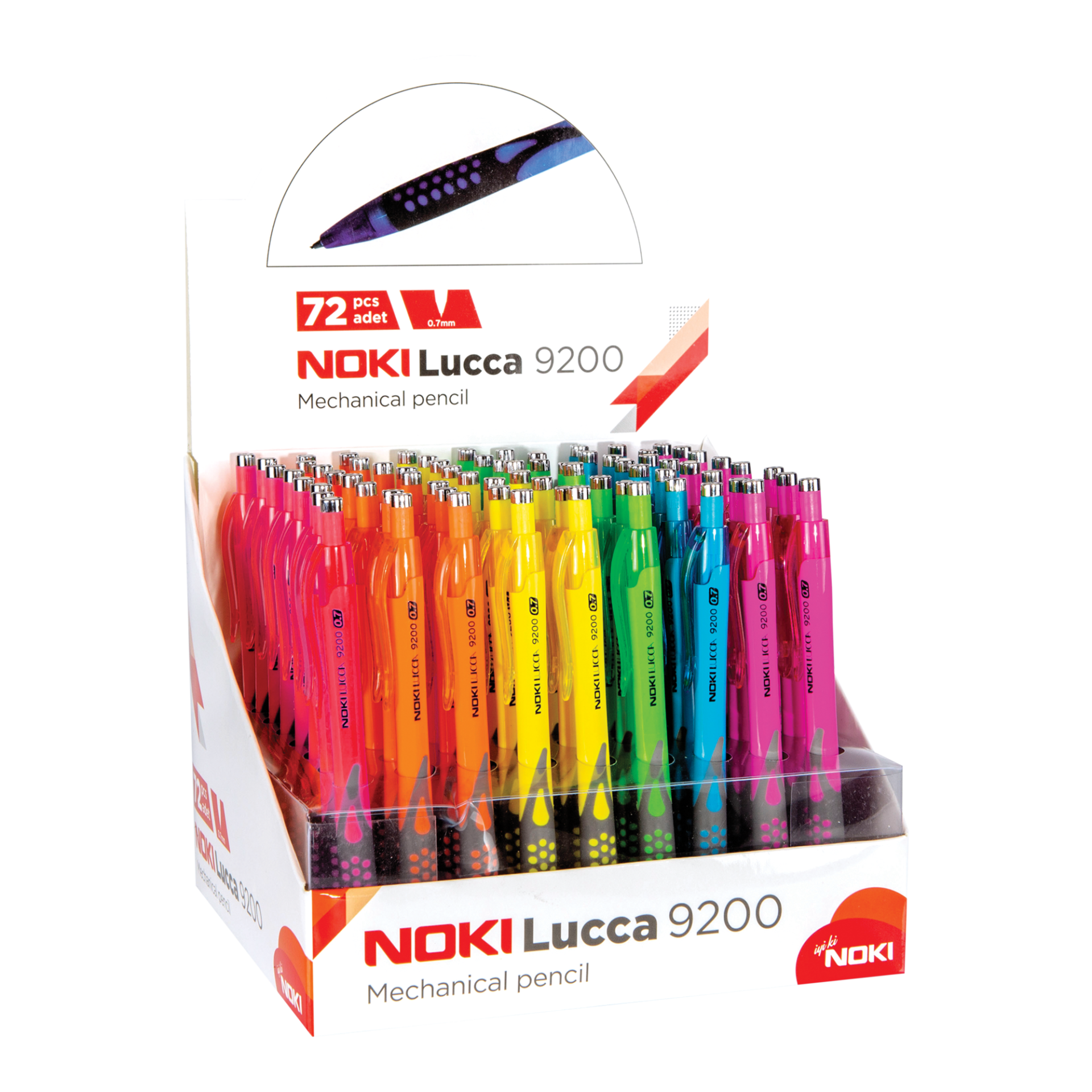 920007-72/NOKI LUCCA VERSATIL KALEM 72 LI 0.7 mm