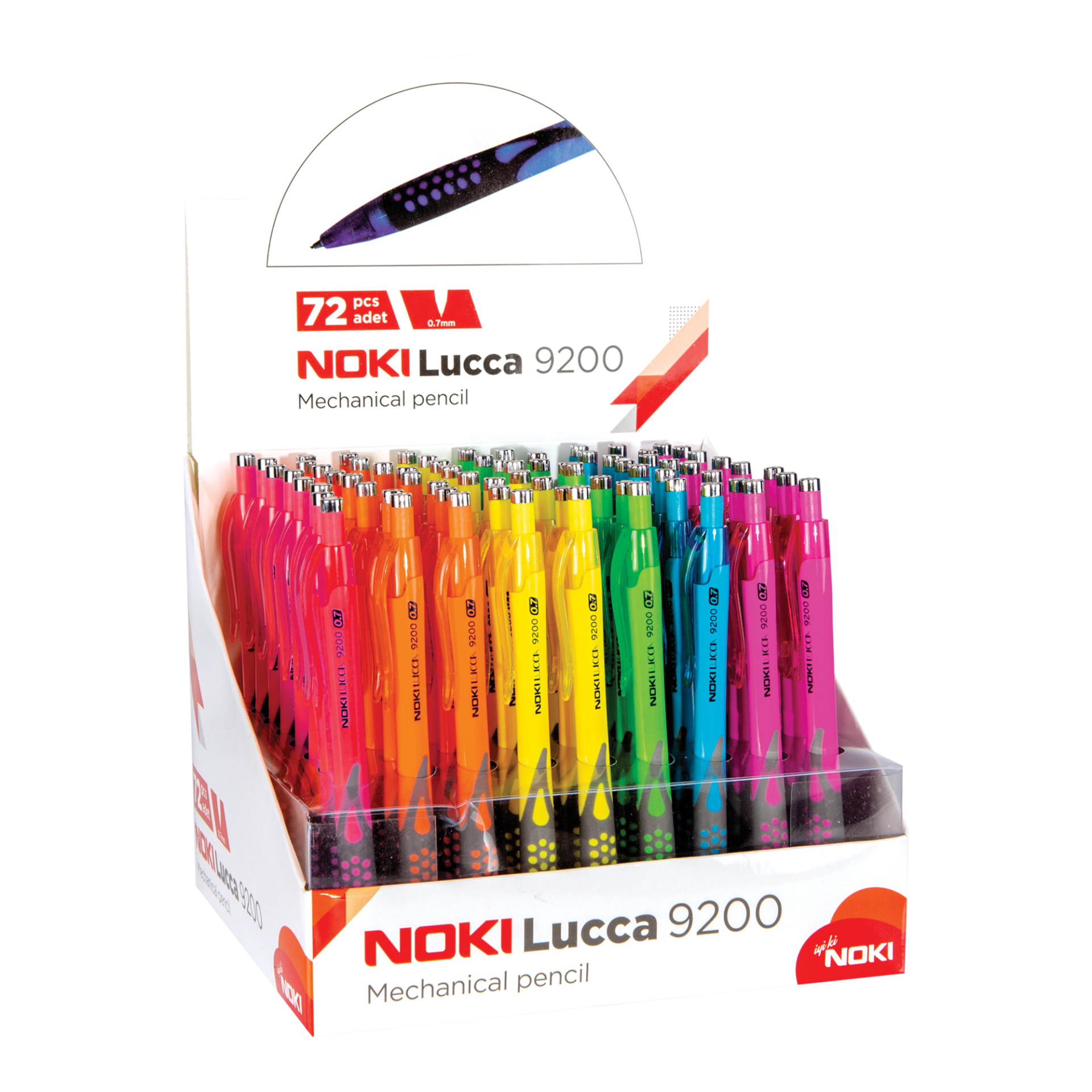 920007-72/NOKI LUCCA VERSATIL KALEM 72 LI 0.7 mm