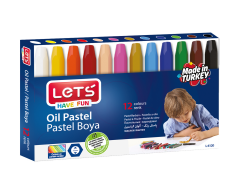 L-6120 LETS PASTEL BOYA 12 LI