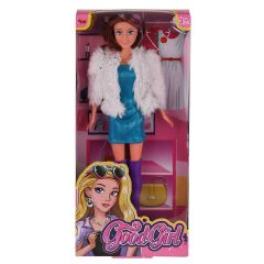 WG-66770 Parlak Elbiseli Ceketli Bebek 29 cm -Vardem