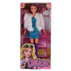 WG-66770 Parlak Elbiseli Ceketli Bebek 29 cm -Vardem