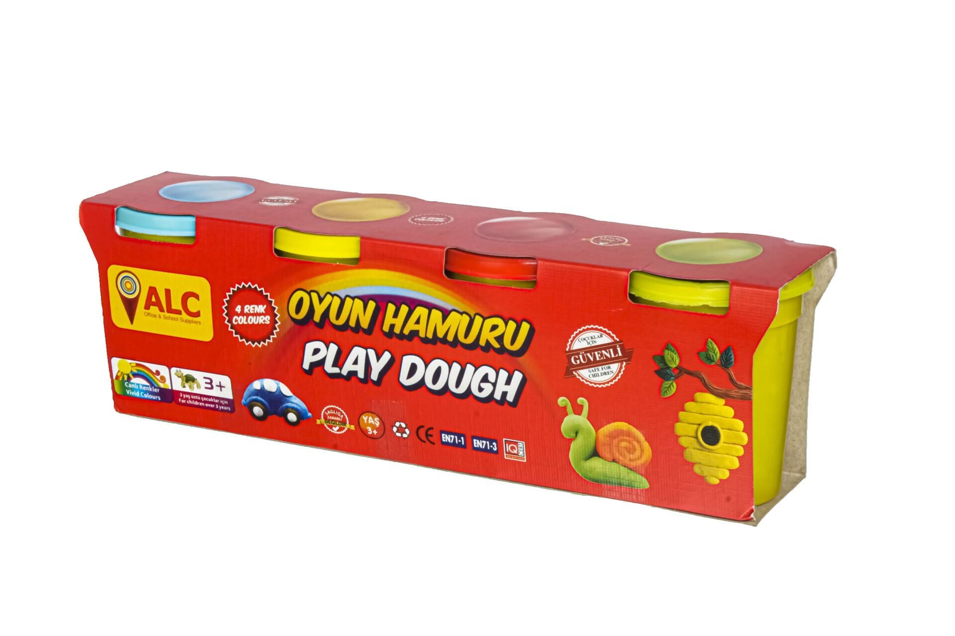 ALC 4 Renk Oyun Hamuru 520gr
