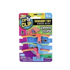 4785 Zıp Clip Zipper Clips 3lü -Sunman