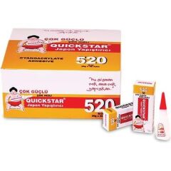 QUICKSTAR 520 YAPIŞTIRICI 15GR 50 ADET