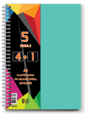 U-Deep 4+1 Sp Pp Kapak Ayraçlı Defter