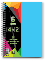 U-Deep 4+2 Sp Pp Kapak Ayraçlı Defter