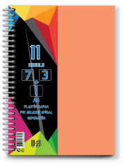 U-Deep 7+4 Sp Pp Kapak Ayraçlı Defter