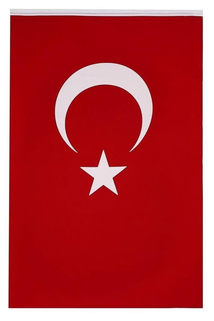 Türk Bayrağı 200x300 Alpaka Kumaş 120gr