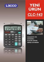 Lacco CLC 143 Hesap Makinesi 120x149mm