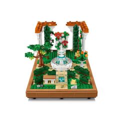 10359 Lego icons Çeşmeli Bahçe - Fountain Garden 1302 parça +18 yaş