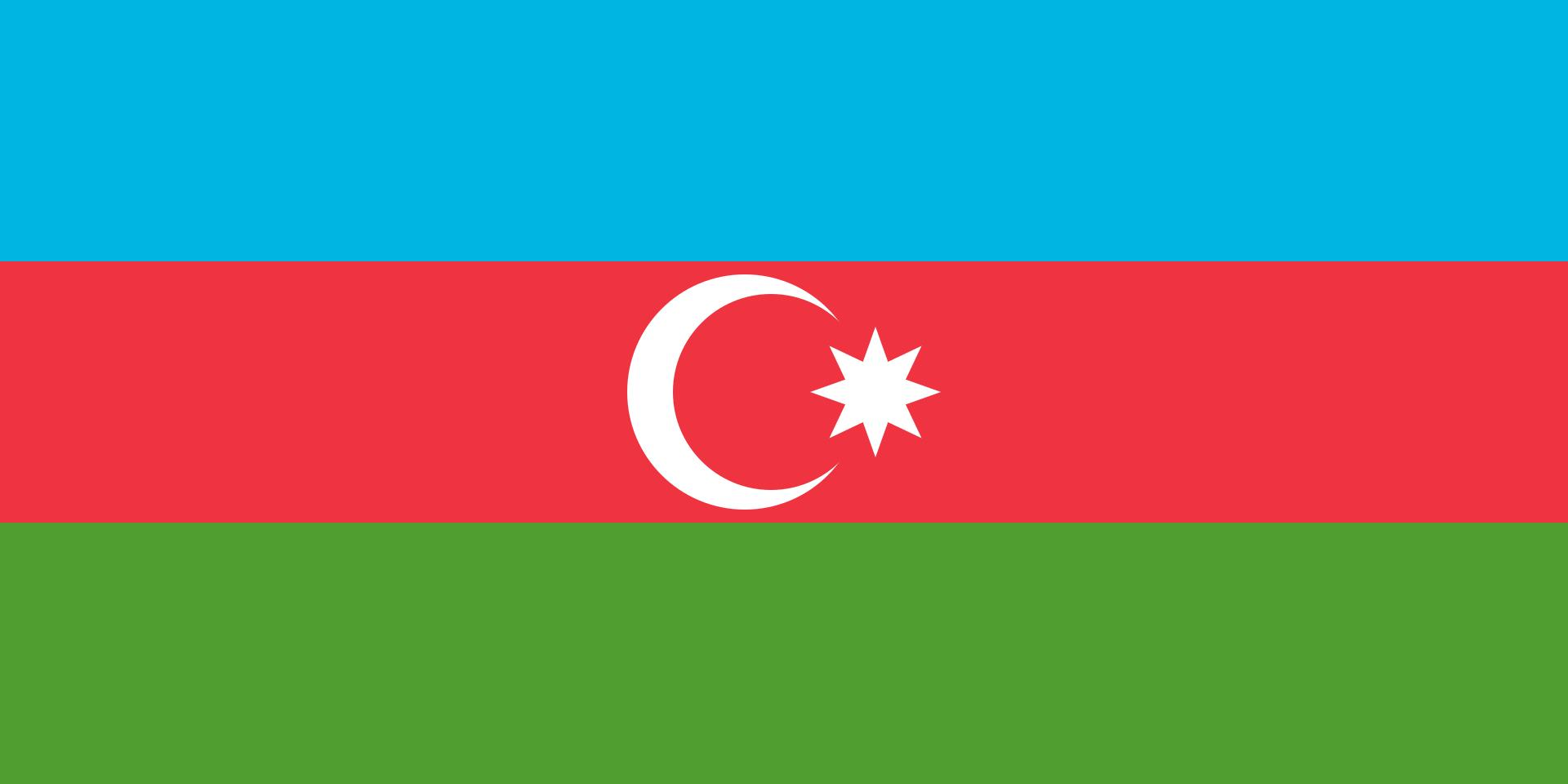 AZERBAYCAN BAYRAĞI ( 70x105 CM ) RAŞEL KUMAŞ