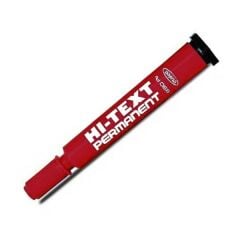 830PBK/Hı-Text Marker Yuvarlak Uç Kırmızı 12li