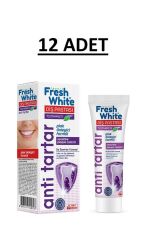 FAV.FRESH WHITE DIS PASTASI ANTI-TARTAR 90GR. 12Lİ