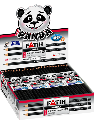 11110/Fatih Panda Yuvarlak Kurşun Kalem 144lü