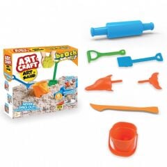 03647 500GR PLAJ KUM SET ART STAND