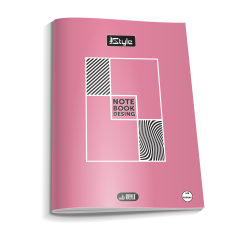 100/4 A-4 Plastik Kapak Kareli Metod Defteri 12li