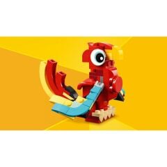 31145 Lego Creator 3ü1 arada Kırmızı Ejderha 149 parça +6 yaş