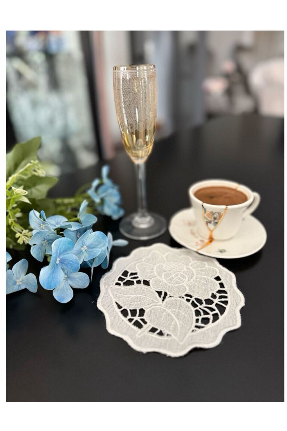 Leaf Beyaz Kokteyl Peçete 2 li