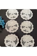 Leaf Beyaz Kokteyl Peçete 2 li