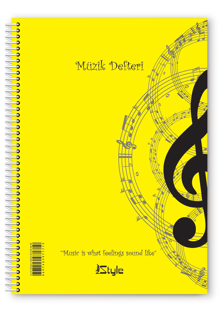 40 YP A-4 SP PP NEWSTYLE MUZIK DEFTERI *8*