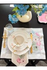 Pink Rose - 4 Adet Servis Peçetesi