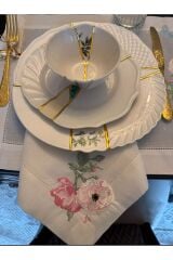 Pink Rose - 4 Adet Servis Peçetesi