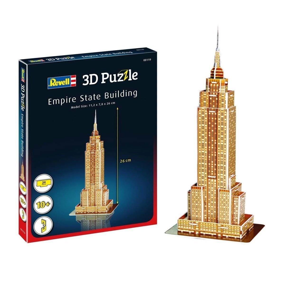 00119 Revell 3D Puzzle Empire State Binası 24 parça