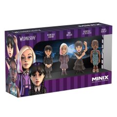 MNXH8000 Minix Wednesday 4lü Figür - Koleksiyon Figürü