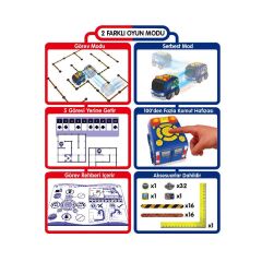 SIL/81471 Silverlit Tooko Programlanabilen Polis Aracı Oyun Seti