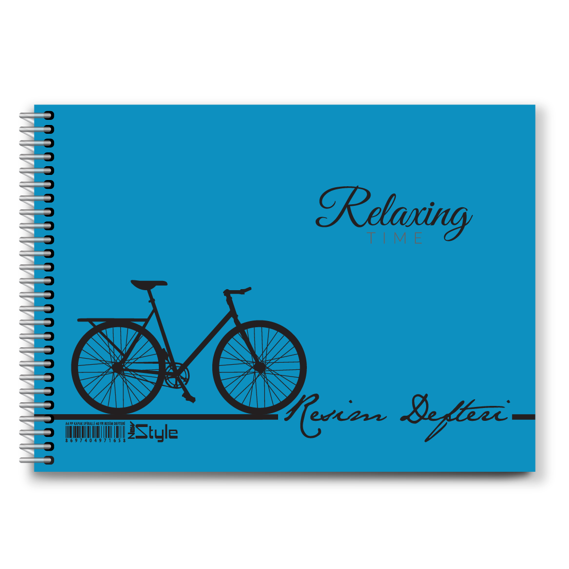 40 Yp Pp Kapak Dikişli Resim Defteri 12li