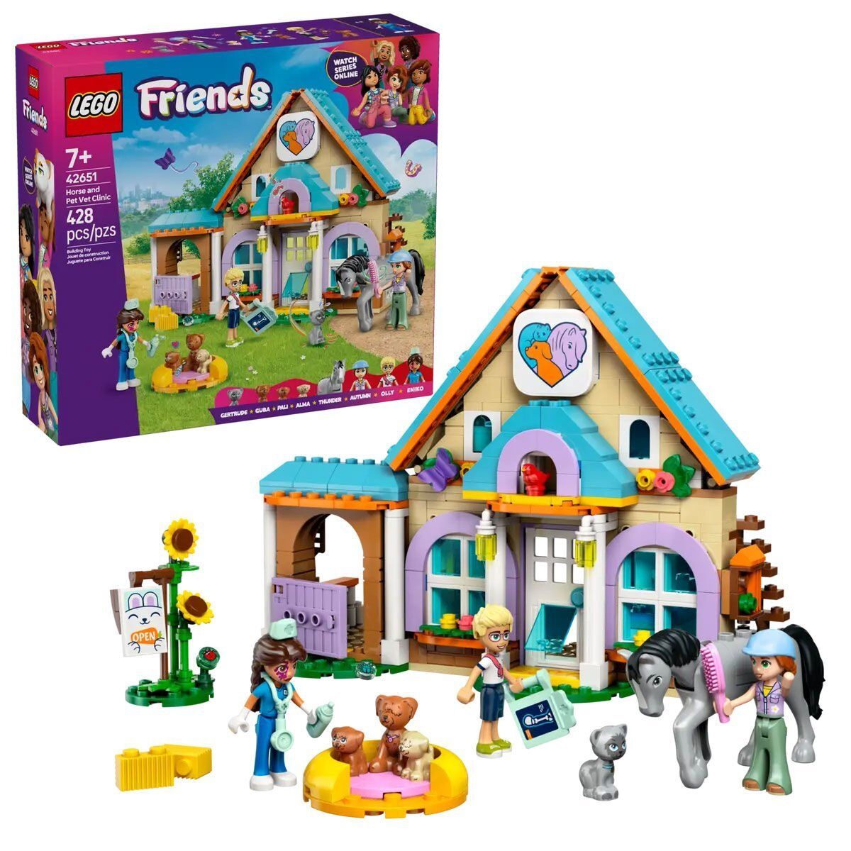42651 Lego Friends Veteriner Kliniği parça + yaş