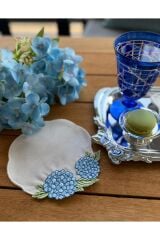 Ortanca Mavi Fincan Altı 2'Lİ